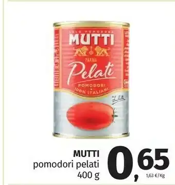 Pam Mutti Pomodori Pelati 400 G(ml) offerta