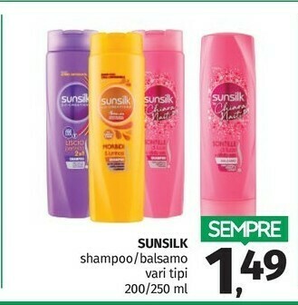Pam Sunsilk Shampoo offerta