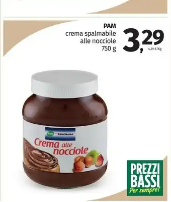 Pam Pam & Panorama - Crema Alle Nocciole 750 G(ml) offerta