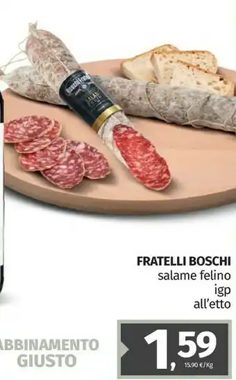 Nino negri Fratelli Boschi Salame Felino