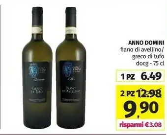 Pam Anno Domini Fiano Di Avellino DOCG 750 Ml offerta