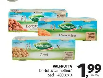 Pam Valfrutta Fagioli Borlotti Biologici 400 G(ml) offerta
