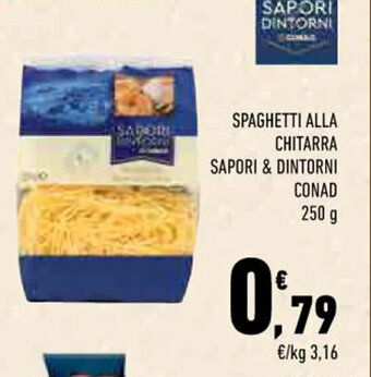 Conad SPAGHETTI ALLA CHITARRA SAPORI & DINTORNI CONAD 250g offerta