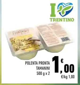 POLENTA PRONTA TAMANINI 500g x2