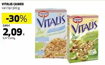 Ipercoop Cameo Vitalis 300g offerta