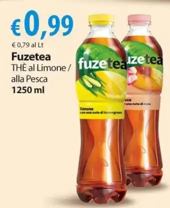 Extra Supermercati Fuzetea THÈ al Limone / alla Pesca 1250 ml offerta
