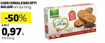 Ipercoop Gullón Cuor Cereale Biscotti 220g offerta