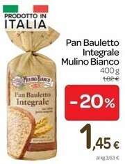 Carrefour Express Mulino bianco pan bauletto integrale offerta