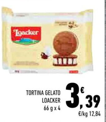 Conad TORTINA GELATO LOACKER 66 g x 4 offerta