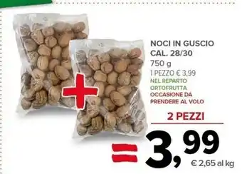 Todis Noci in guscio cal. 28/30 offerta