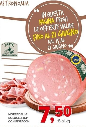 Todis Mortadella bologna igp con pistacchi offerta
