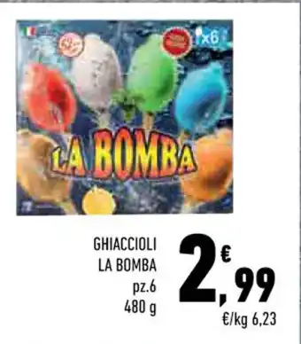 Conad GHIACCIOLI LA BOMBA pz.6 480 g offerta