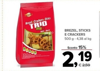 Brezel , sticks e crackers