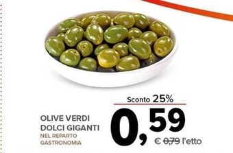 Todis Olive verdi dolci giganti offerta