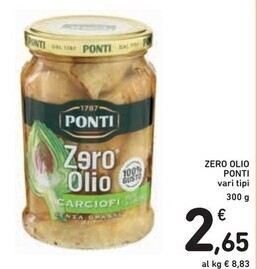 Spazio Conad Ponti zero olio offerta
