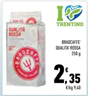 Conad BRAOCAFFE' QUALITA' ROSSA 250g offerta