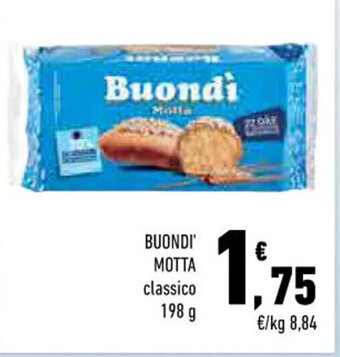 Conad BUONDI MOTTA classico 198 g offerta
