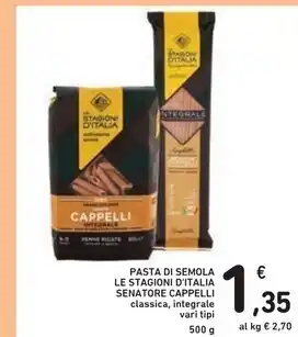 Spazio Conad Senatore cappelli pasta di semola classica offerta