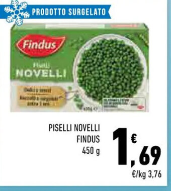 Conad PISELLI NOVELLI FINDUS 450g offerta