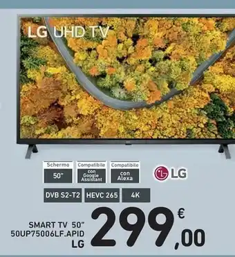 Spazio Conad Lg smart tv 50up75006lf.apid offerta