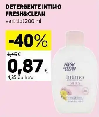 Ipercoop Fresh & Clean Intimo Detergente 200ml offerta