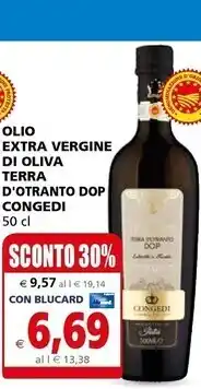Il Gigante Congedi - olio extra vergine di oliva d'otranto dop offerta