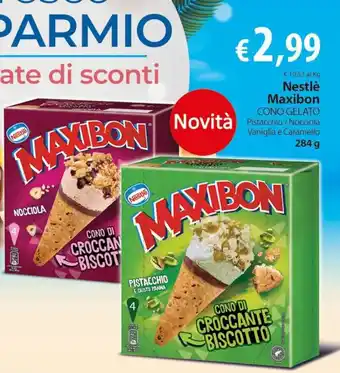 Extra Supermercati Nestlè Maxibon CONO GELATO 284 g offerta