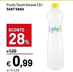 Iper La Grande Sant'anna fruity touch limone offerta