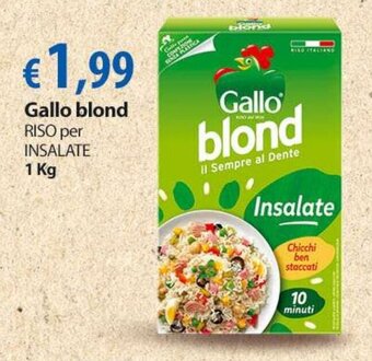 Extra Supermercati Gallo blond RISO per INSALATE 1 kg offerta