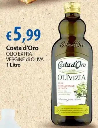 Extra Supermercati Costa d'Oro OLIO EXTRA VERGINE di OLIVA 1 Litro offerta