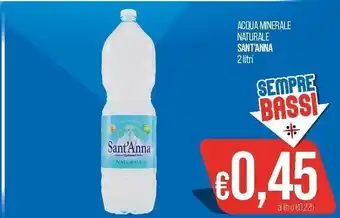 Sant'anna acqua minerale naturale
