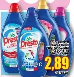 Vivo Supermercati Bio presto lavatrice profumazioni assortite 19 lavaggi offerta