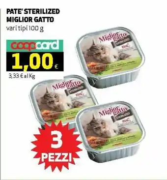 Miglior Gatto Sterilized Patè 100g