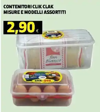 Clik Clak Misure e Modelli Assortiti Contenitori