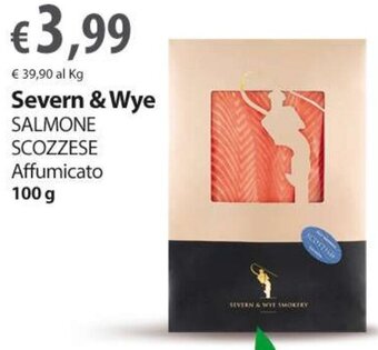 Extra Supermercati Severn & Wye SALMONE SCOZZESE Affumicato 100 g offerta