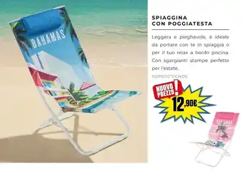 Spiaggina con poggiatesta
