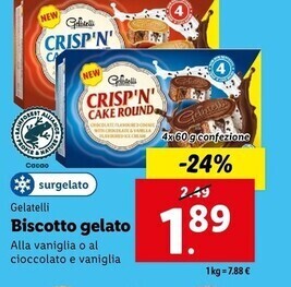 Gelatelli biscotto gelato