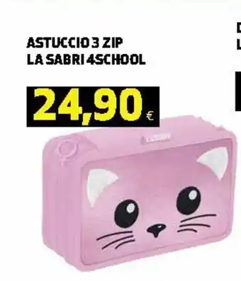 La Sabri 4School Astuccio 3 Zip