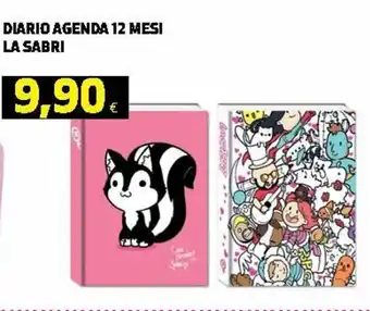 Ipercoop La Sabri Diario Agenda 12 Mesi offerta