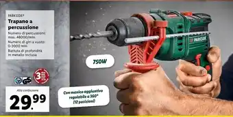 Lidl Parkside trapano a percussione offerta