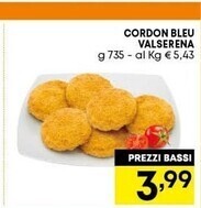 Pam Valserena cordon bleu offerta