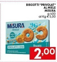 Pam Misura biscotti privolat offerta