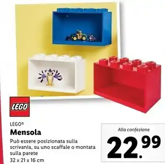 Lidl Lego mensola offerta