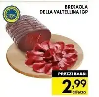Pam Valtellina bresaola della igp offerta