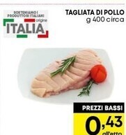 Pam Tagliata di pollo offerta