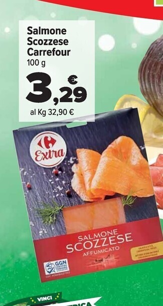 Carrefour Market Carrefour salmone scozzese offerta