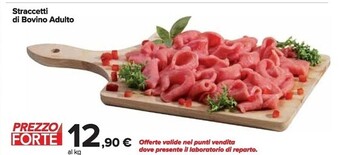 Carrefour Market Straccetti di bovino adulto offerta