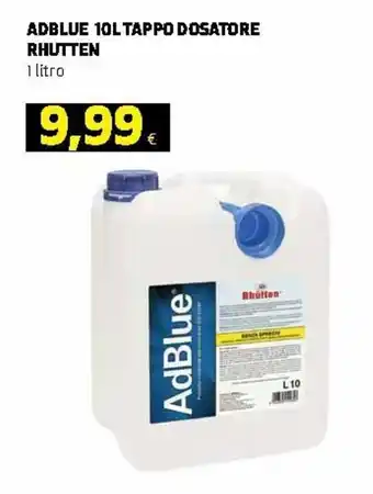Rhütten AdBlue 10l Tappo Dosatore 1 litro