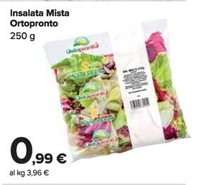 Carrefour Market Ortopronto insalata mista offerta