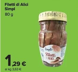 Simpl filetti di alici